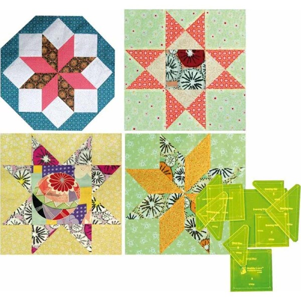 Quilting Patchwork Sewing Template Hoshi Stars 8'' Matildas Own