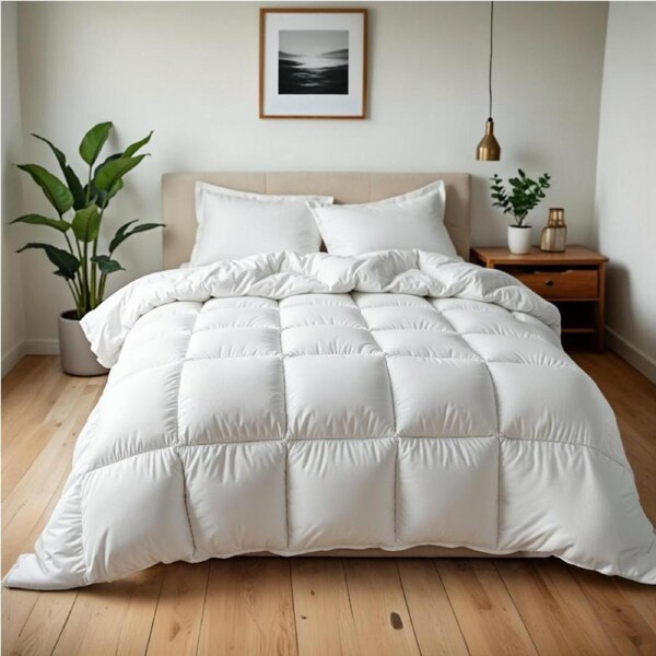 Royal Comfort 500gsm 95% Goose Feather 5% Down Quilt Duvet All-seasons Queen