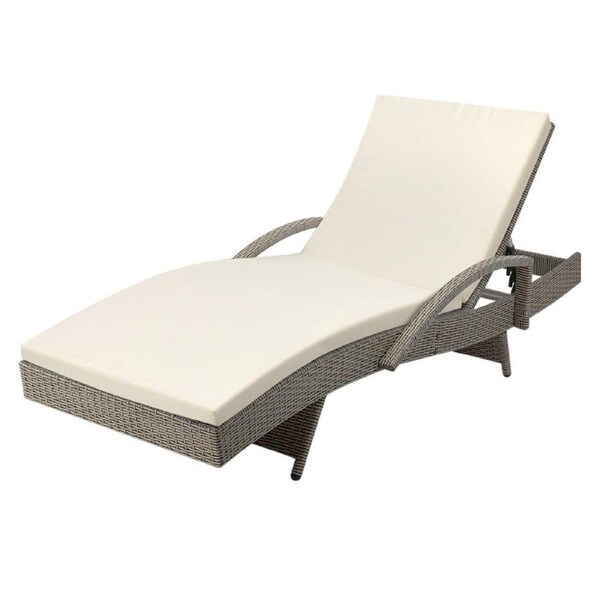 Gardeon Outdoor Furniture Sun Lounge Wicker Lounger Sofa Patio Rattan Day Bed Grey