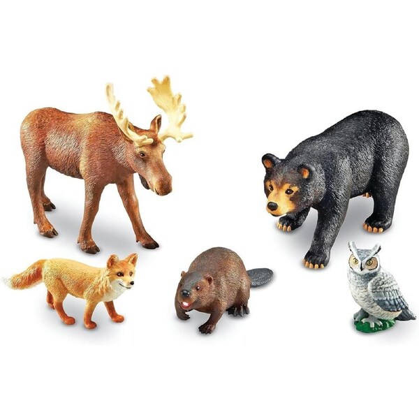 Learning Resources - Jumbo Forest Animals 5pc