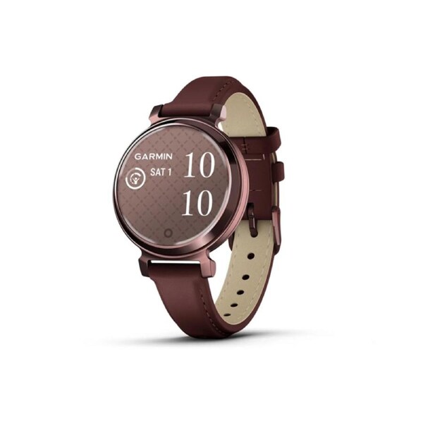 Garmin Lily 2 Smartwatch, Dark Bronze w Leather Band 010-02839-03