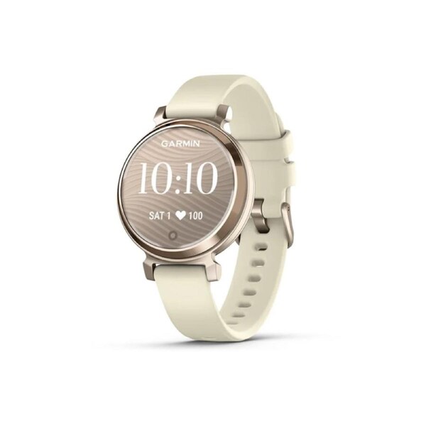 Garmin Lily 2 Smartwatch, Cream Gold w Silicone Band 010-02839-00