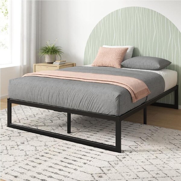 Zinus Bed Frame Metal Bed Base Black Queen Double King Single Size King
