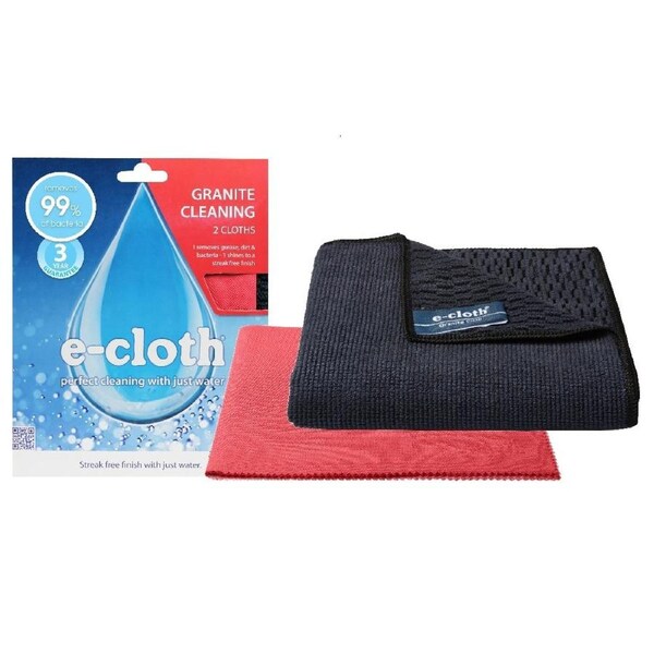 E-Cloth Granite & Stone Cleaning Cloths - Pack of 2