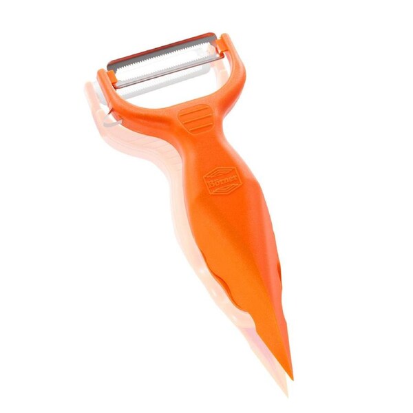 BÖRNER GERMANY Six-in-One Peeler Orange