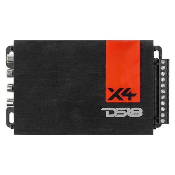 DS18 X4 Ultra Compact 4-Ch 1400W Amplifier