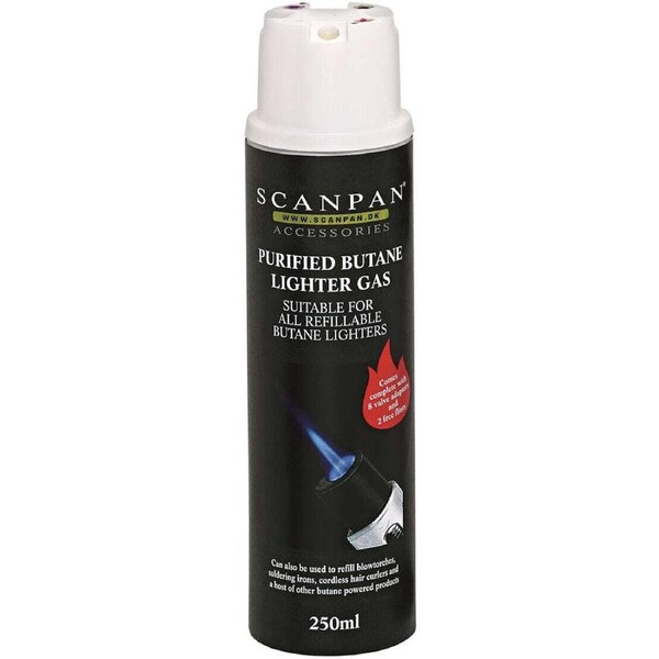 Scanpan 250ml Classic Butane Gas Stove Cylinder Kitchen Cooking Refill Canister