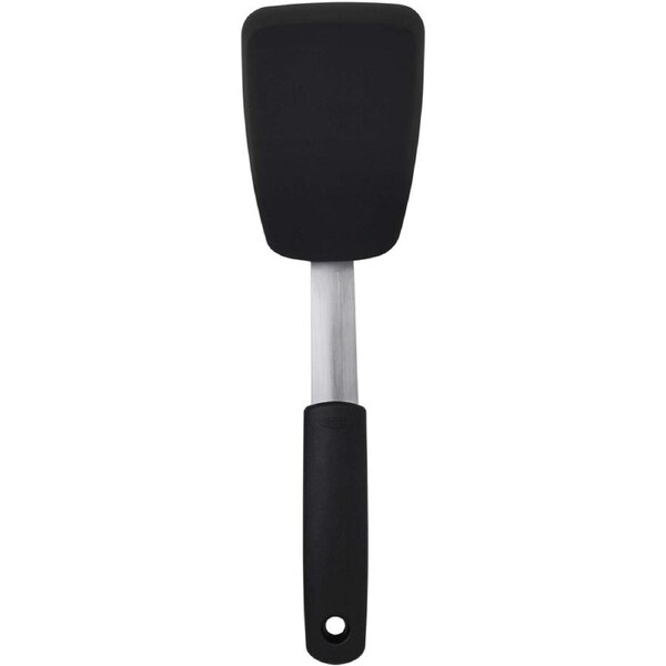 Oxo Good Grips SML Silicone Flexible Turner/Flipper Kitchen Cooking Utensil BLK
