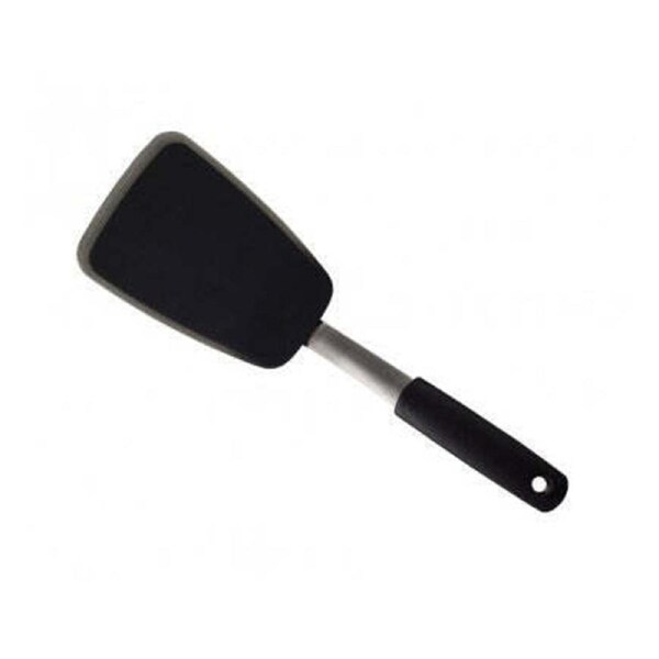 Oxo Good Grips Silicone LRG Flexible Turner/Flipper Kitchen Cooking Utensil BLK
