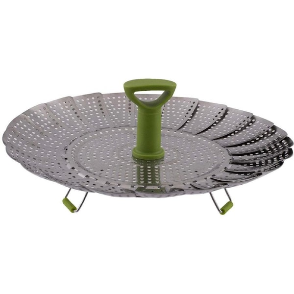 Avanti 28cm Stainless Steel Food/Vegetable Steamer Kitchen Cooking w/ Handle