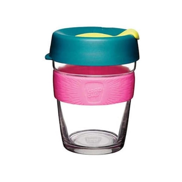 KeepCup Brew Changemakers 340ml Cup w/ Silicone Sleeve Tumbler Medium Atom