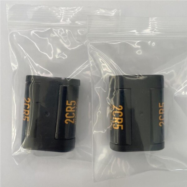 2 Pack 2CR5 Lithium Photo Battery 1500mAh Lithium 6V DL245 RL2CR5 EL2CR5