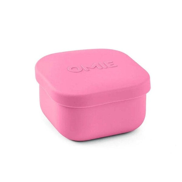 Omie Omiesnack 280ml/10cm Silicone Container Food/Snack Lunchbox Storage Pink