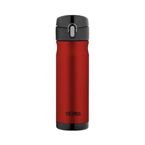 Thermos Commuter S/S Vacuum Insulated 470ml Water Bottle Tumbler Drink Flask Red