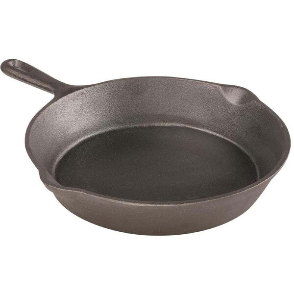 Pyrolux Pyrocast 25cm Cast Iron Skillet Round Pan Induction/Gas Cookware Black
