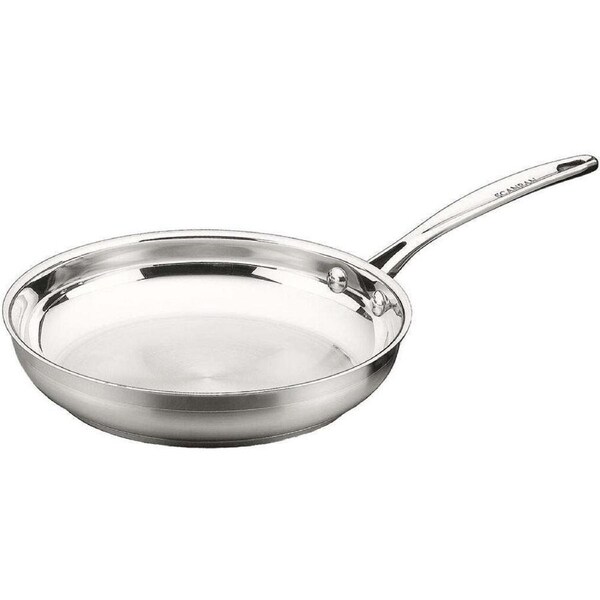 Scanpan Impact 20cm Stainless Steel Frypan Round Induction/Oven Frying Pan SLV