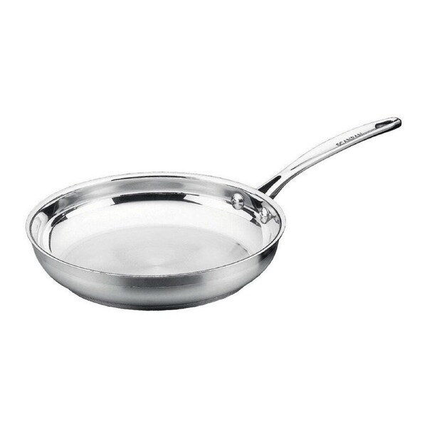 Scanpan Impact 28cm Stainless Steel Frypan Round Induction/Oven Frying Pan SLV