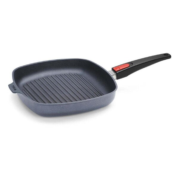 Woll Diamond Lite 28cm Detachable Handle Non-Stick Induction Square Grill Pan BK