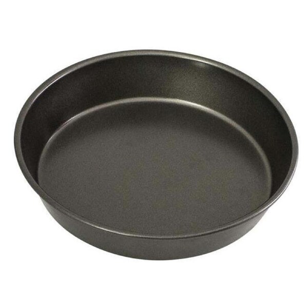 Bakemaster Carbon Steel 23x5cm Deep Pie Pan Non-Stick Baking Tin Mould Grey