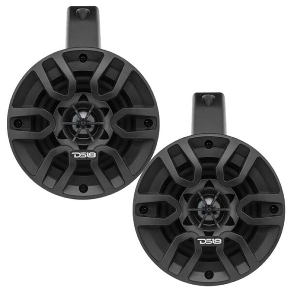 DS18 MP 4" 150W 2-Way Marine Tower Speakers - Black