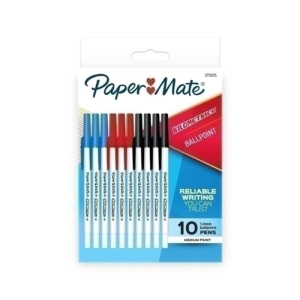 Paper Mate Kilometrico Ast Pk10R Box12