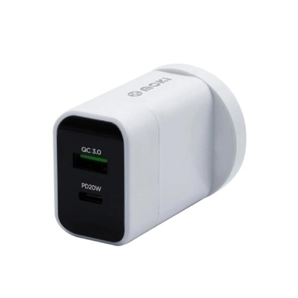 Moki PD & QC USB-A/C Wall Charger 20W