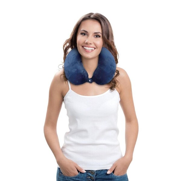 Memory Foam Travel Neck Pillow for Ultimate Comfort