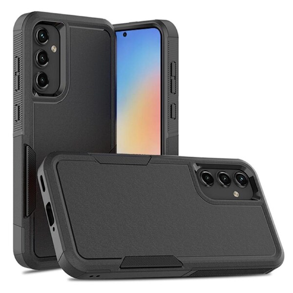 ZUSLAB Galaxy A55 Case Rugged Defender Protective Heavy Duty Shockproof Dustproof Cover for Samsung (2024) - Black