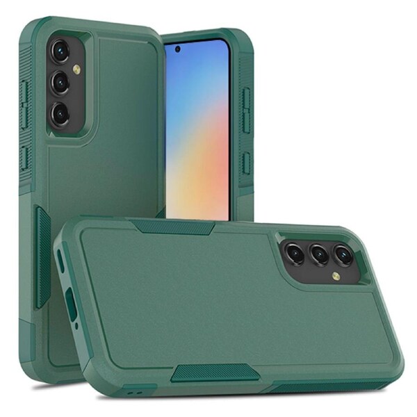ZUSLAB Galaxy A55 Case Rugged Defender Protective Heavy Duty Shockproof Dustproof Cover for Samsung (2024) - Green
