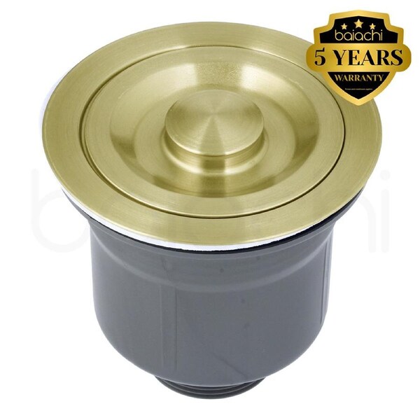 Baiachi Kitchen Sink Waste Trap Brushed Gold
