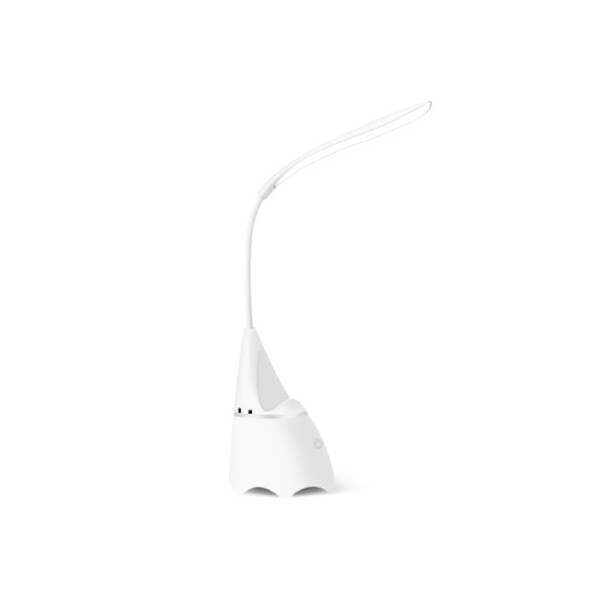 BDI 3 Levels Dimmable LED Multifunctional Desk Lamp 3 in 1 with Wireless Speaker and Cell Phone Card Holder Nightlight