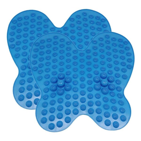 2x Loraine Reflexology Foot Accupuncture Stone Mat Pain Relief Relaxation