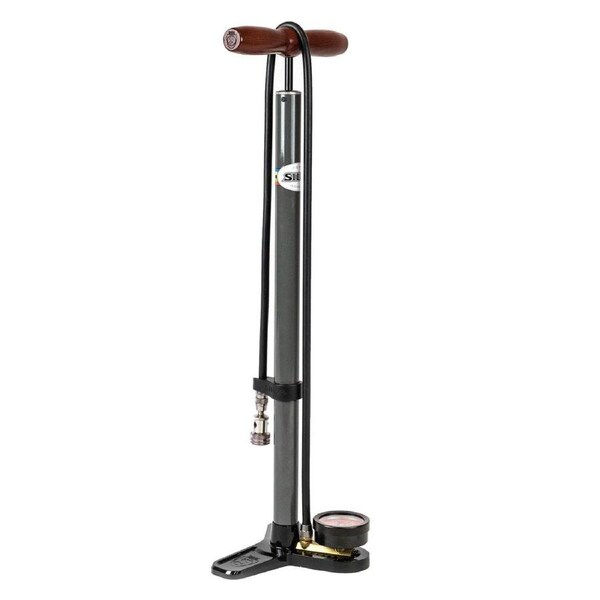 Silca Pista Plus Floor Pump Grey