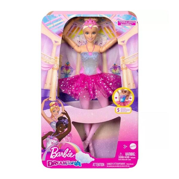 Barbie Dreamtopia Twinkle Lights Ballerina Doll