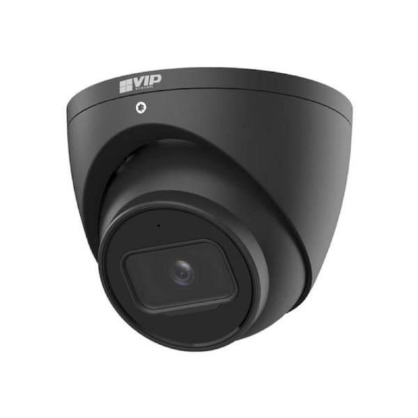 VIP Vision Professional AI Series 6.0MP Fixed Turret Dome Camera Black