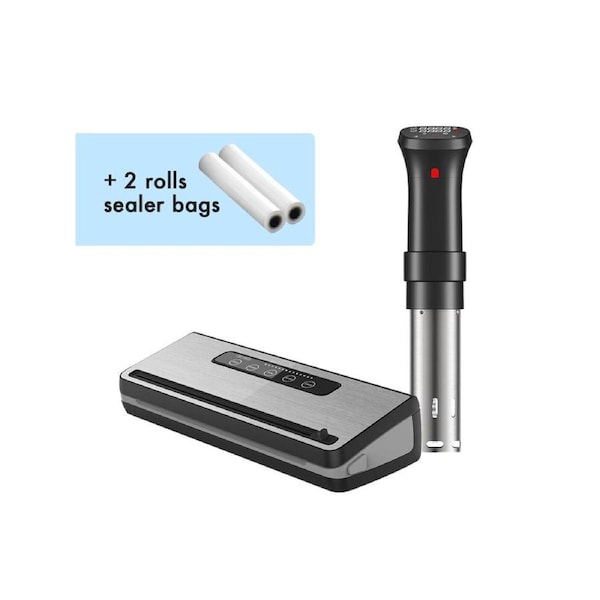 Healthy Choice Sous Vide Starter Kit with Vacuum Sealer & Bags