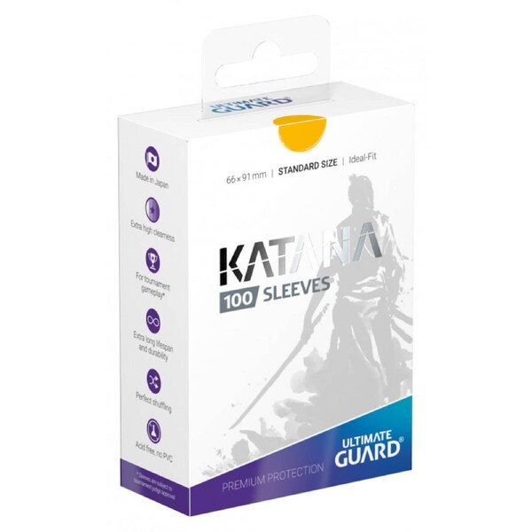 Ultimate Guard Katana 100 Sleeves (Yellow)