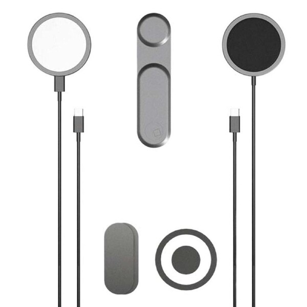 Rolling Square EDGE Smartphone Stand and Charging Kit - Black