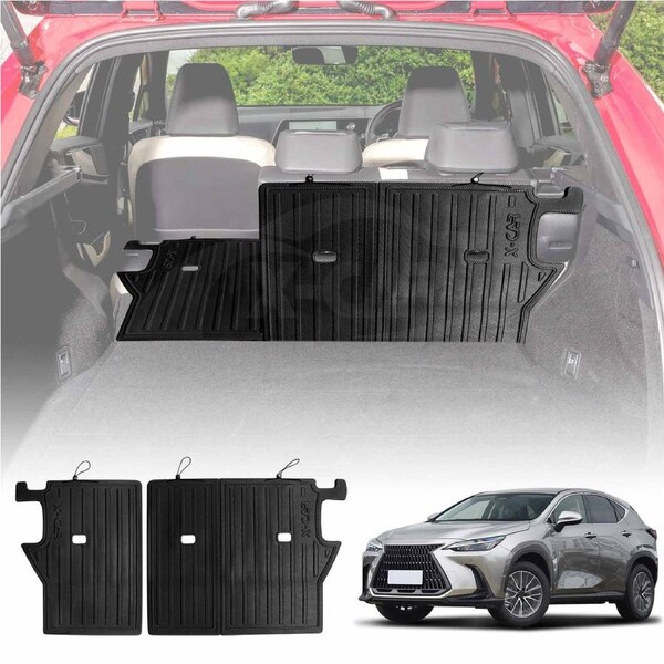 Back Seat Protector for Lexus NX250 NX350 NX350h NX450h 2022-Onwards Heavy Duty Car Seats Kick Mats Cover