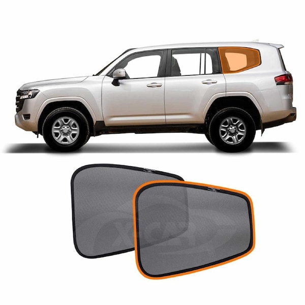 Port Window Sun Shade for Toyota Landcruiser 300 LC300 2021-Onwards Car Sun Blind Mesh Third Row Window
