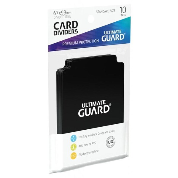 Ultimate Guard Card Dividers (Black)