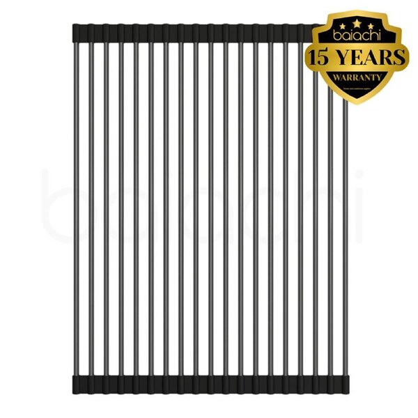 Baiachi Kitchen Sink Roller Mat Gun Metal