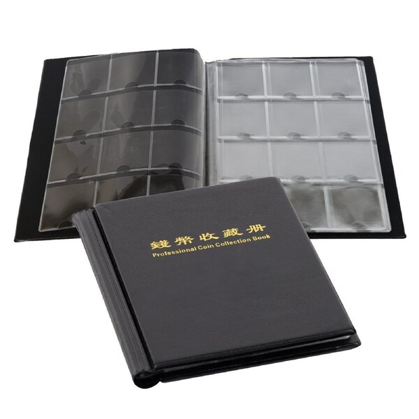 Coin Collection Book Australia Holder Album Staple Cardboard Flips 2" X2" Inches Clear Window Collectors Collector Australian Stock 120 Pockets 2X