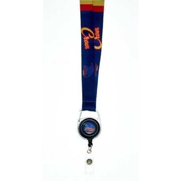 AFL Lanyard with Retractable ID Clip - Adelaide Crows - TROFE