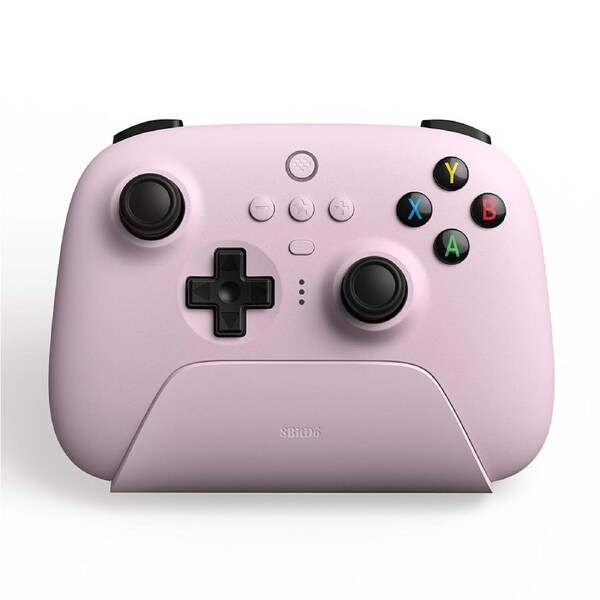 8BitDo Ultimate 2.4G Wireless Gaming Controller And Charging Dock w/Dongle Pink