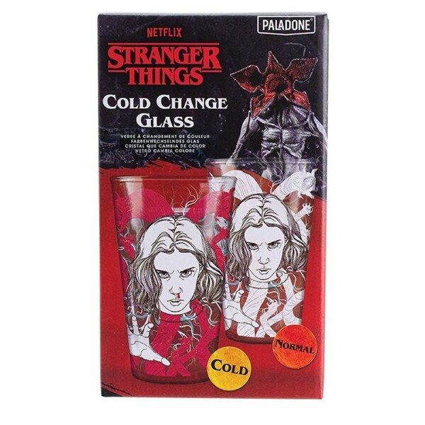 Stranger Things Themed Colour Design Changing Drinking Glass/Cup Assorted 8+
