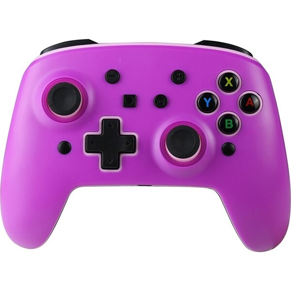 3rd Earth Wireless Gaming Controller for Switch, PC and Mobile Pink and Purple