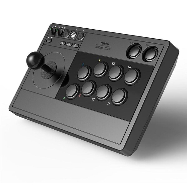 8BitDo Arcade Stick Wired/Wireless Gaming Controller for Xbox/Windows Black