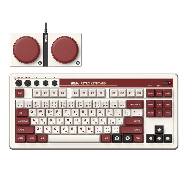 8BitDo Retro 87-Key Mechanical Gaming Keyboard For Android/Windows Fami Edition