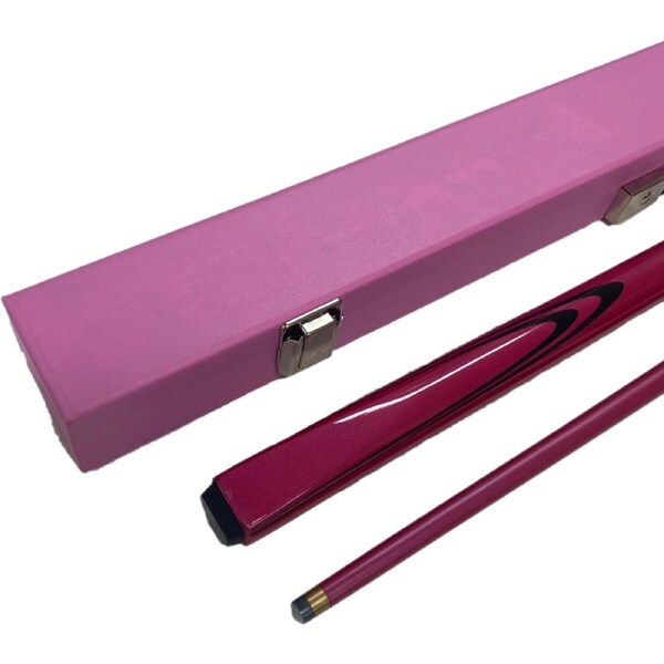 Cuemaster PINK Metallic Pool Snooker Billiard Cue and Pink Cue Case